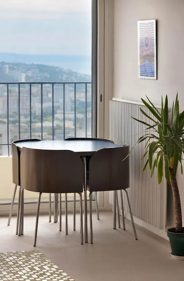 Appartement Panoramic View Of Marseille For Two France