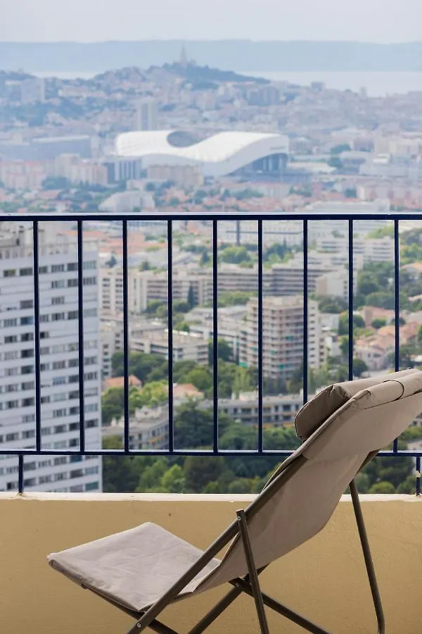 Appartement Panoramic View Of Marseille For Two 0*,